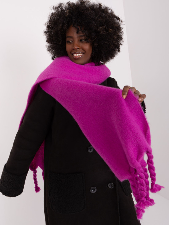 Fialová šála z kvalitního polyesteru