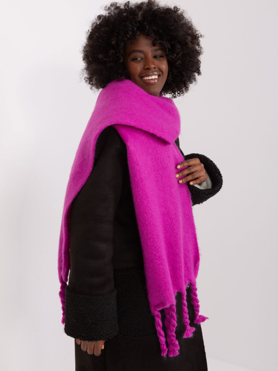 Fialová šála z kvalitního polyesteru