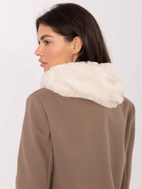 Dámský světle béžový hladký nákrčník