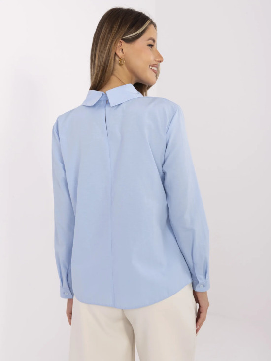 Elegantní modrá košile