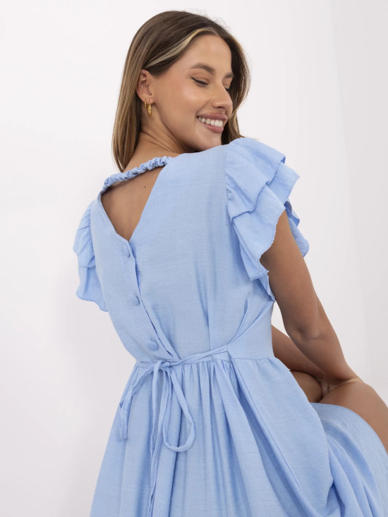 Letní šaty ve světle modré