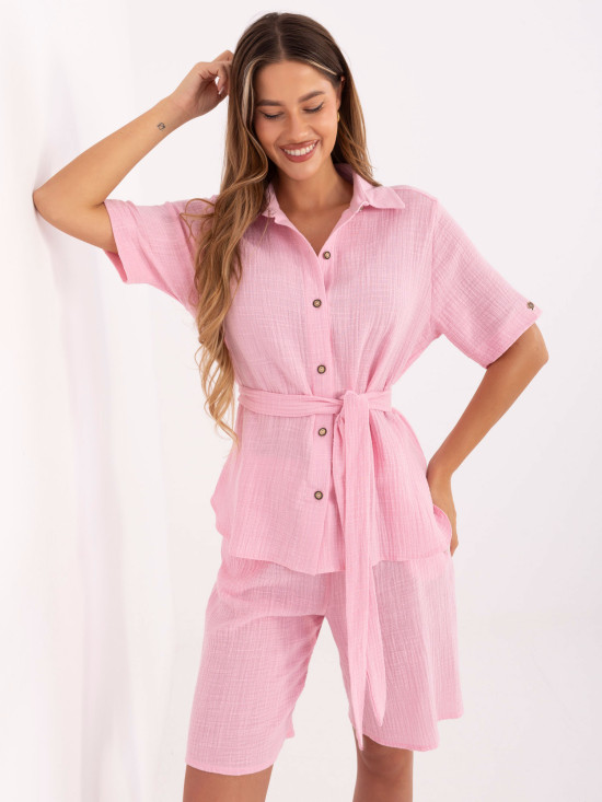 Stylový komplet v růžové