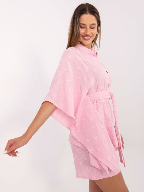 Stylový komplet ve světle růžové
