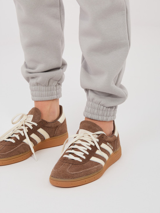 Dámské teplákové joggery se stahováním, šedé