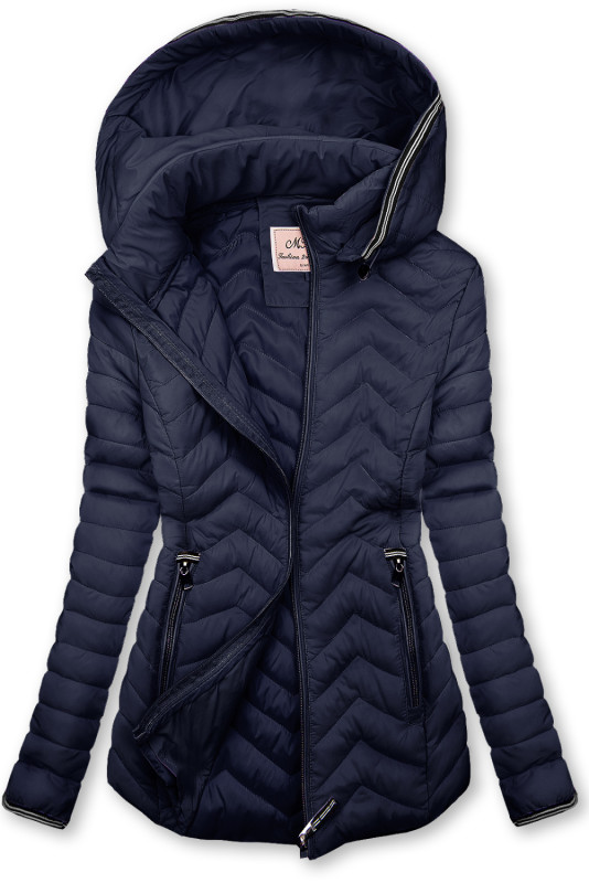 Lehká přechodná bunda tmavě modrá