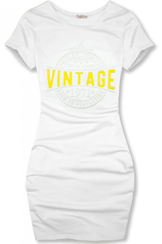 Šaty VINTAGE bílé