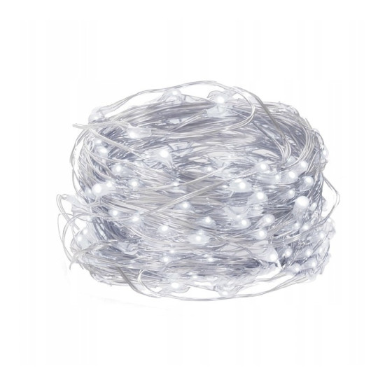 Vánoční světla - 200 LED, 20m, bílá