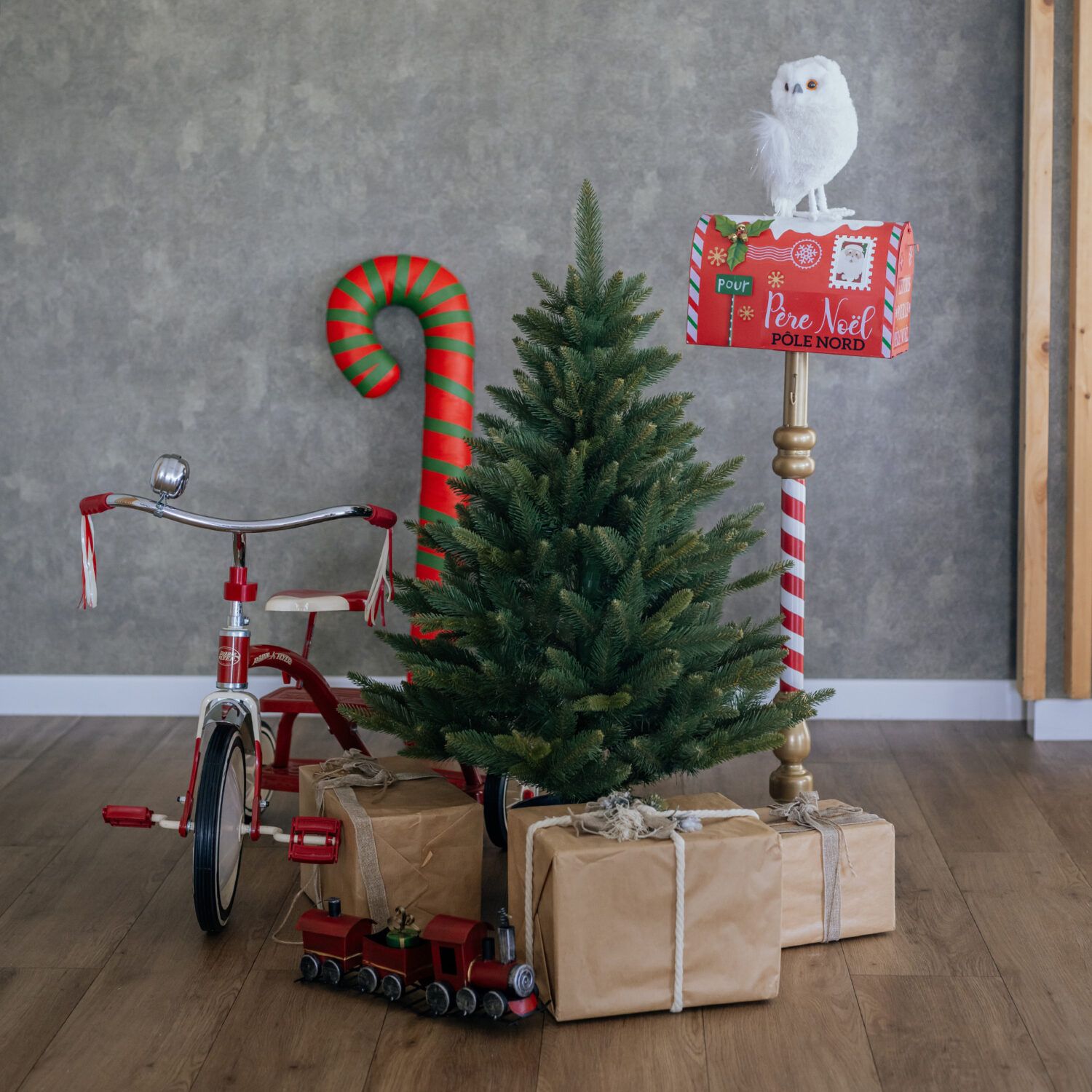 Vánoční stromek v květináči Smrk FJORD 80 cm