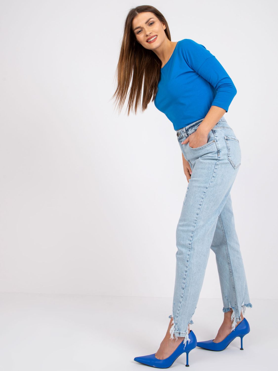 Modré tričko April