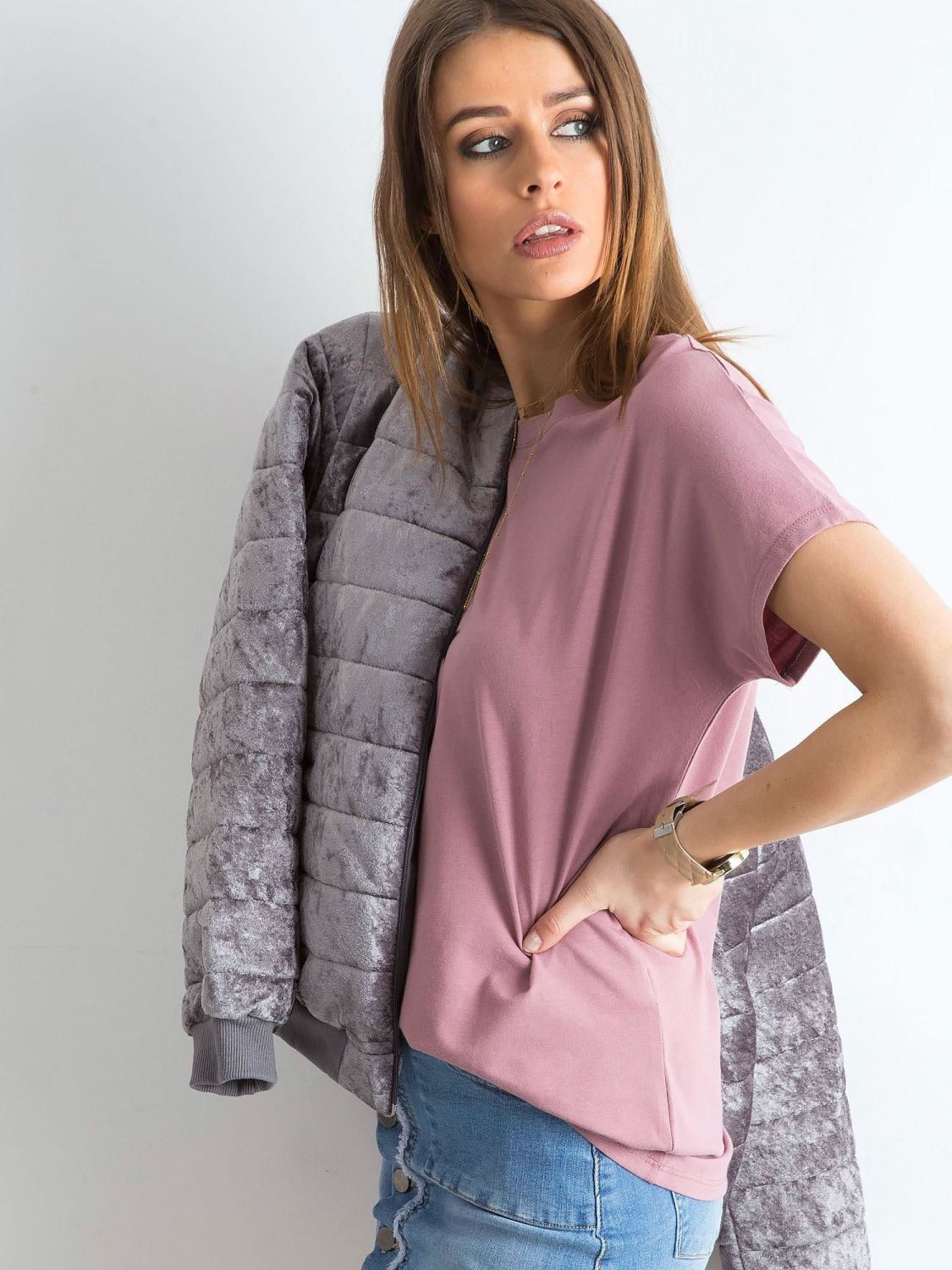 Růžové tričko Fire