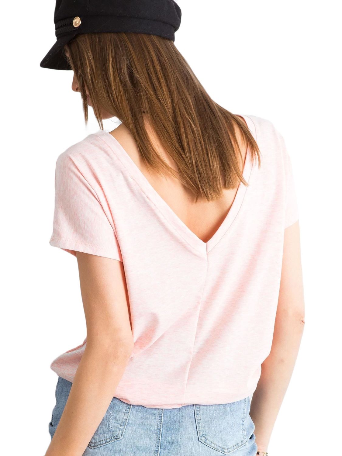 Světle růžové dámské tričko Fire