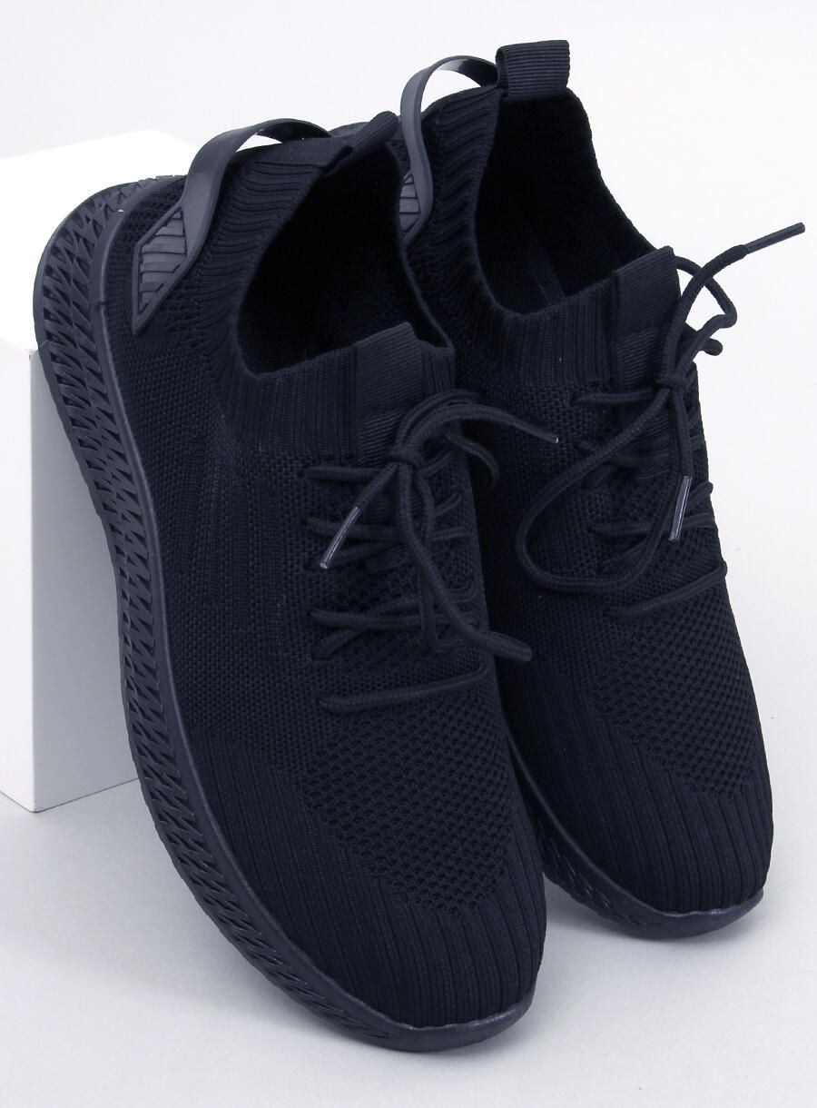 Dámské sportovní látkové tenisky černé