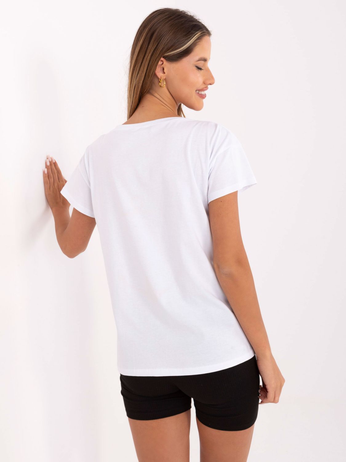 Bílé tričko s nápisem