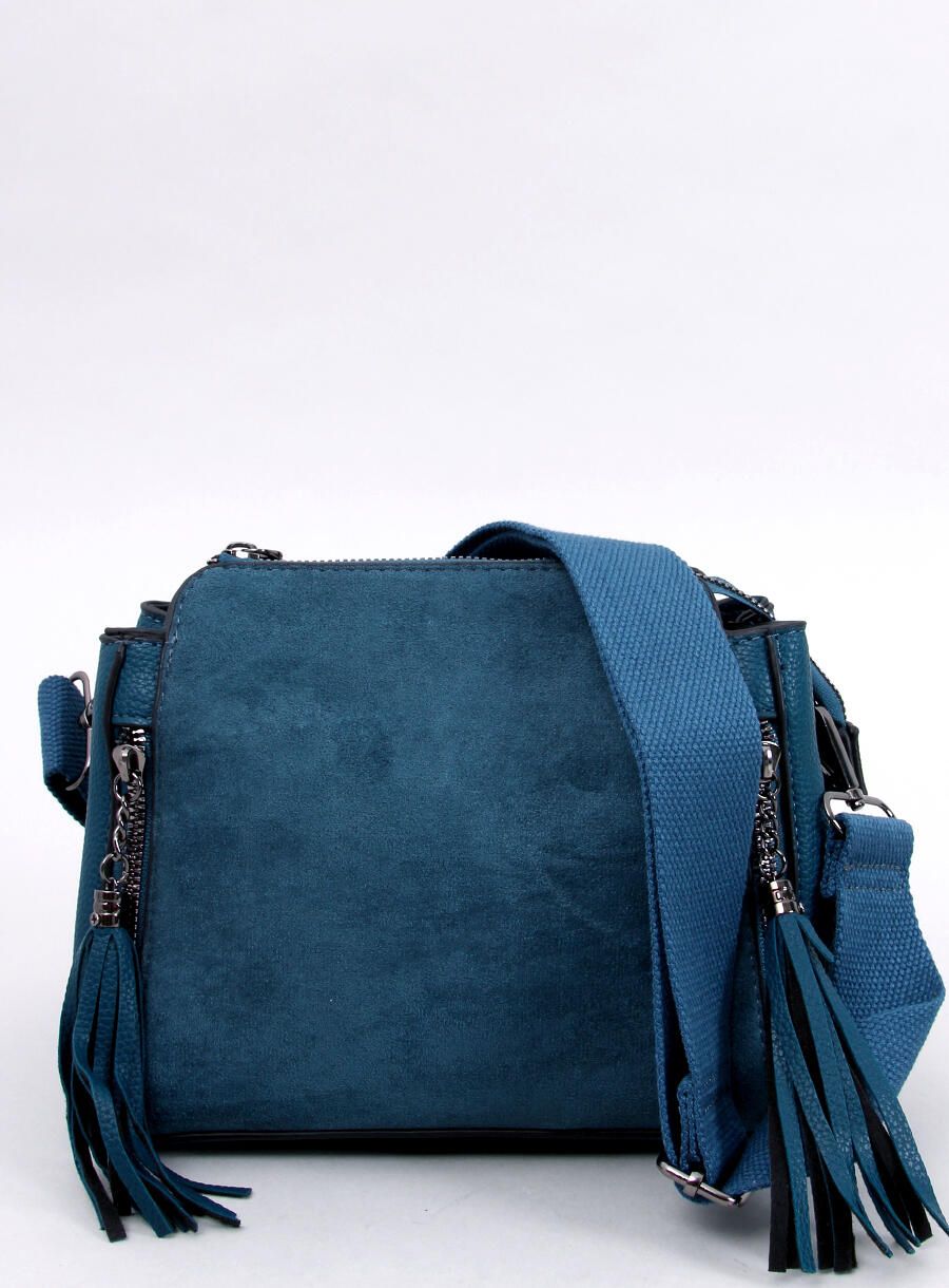 Dámská taška s třásněmi mořská modrá