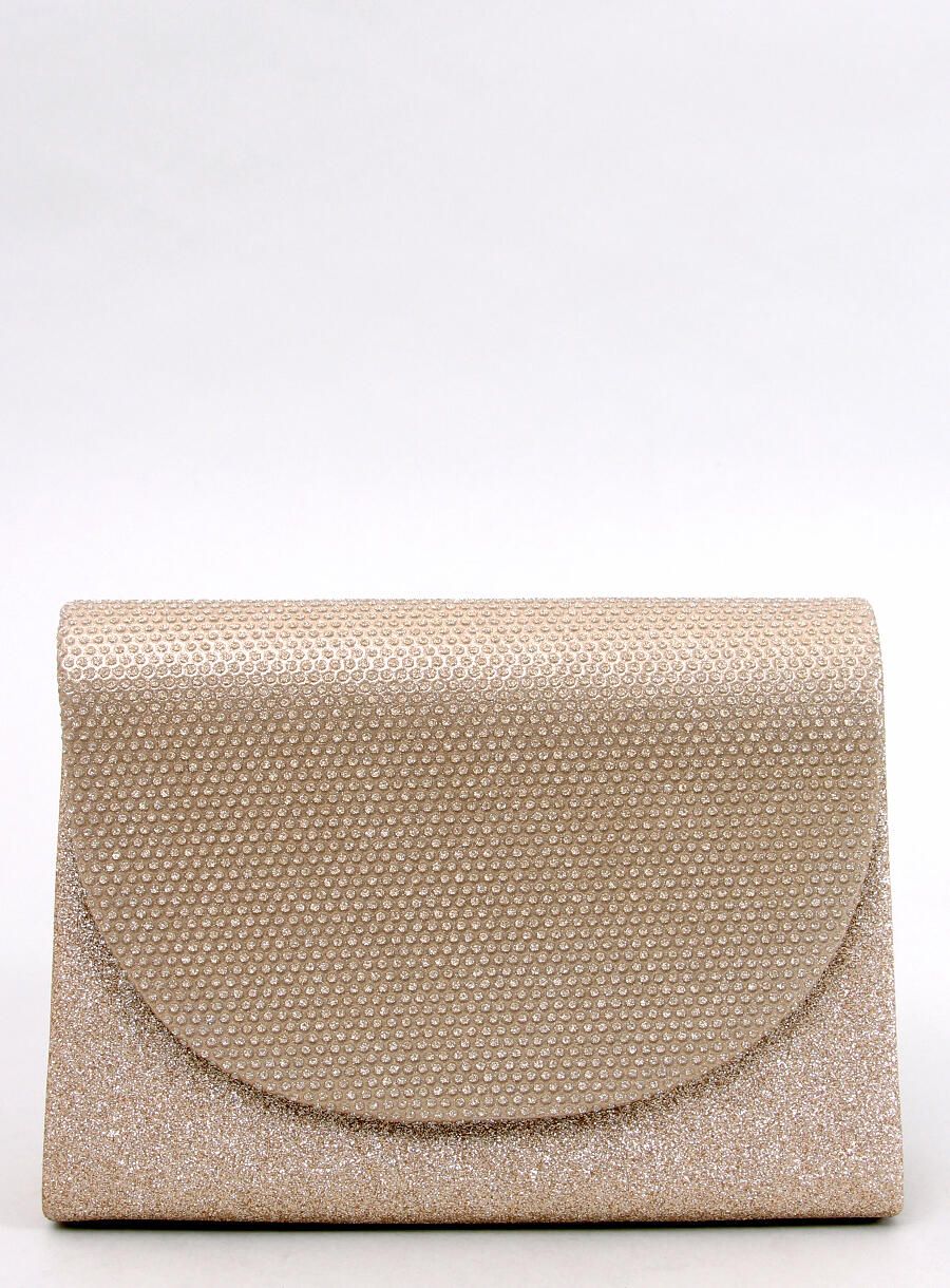 Lesklá formální kabelka zlatá