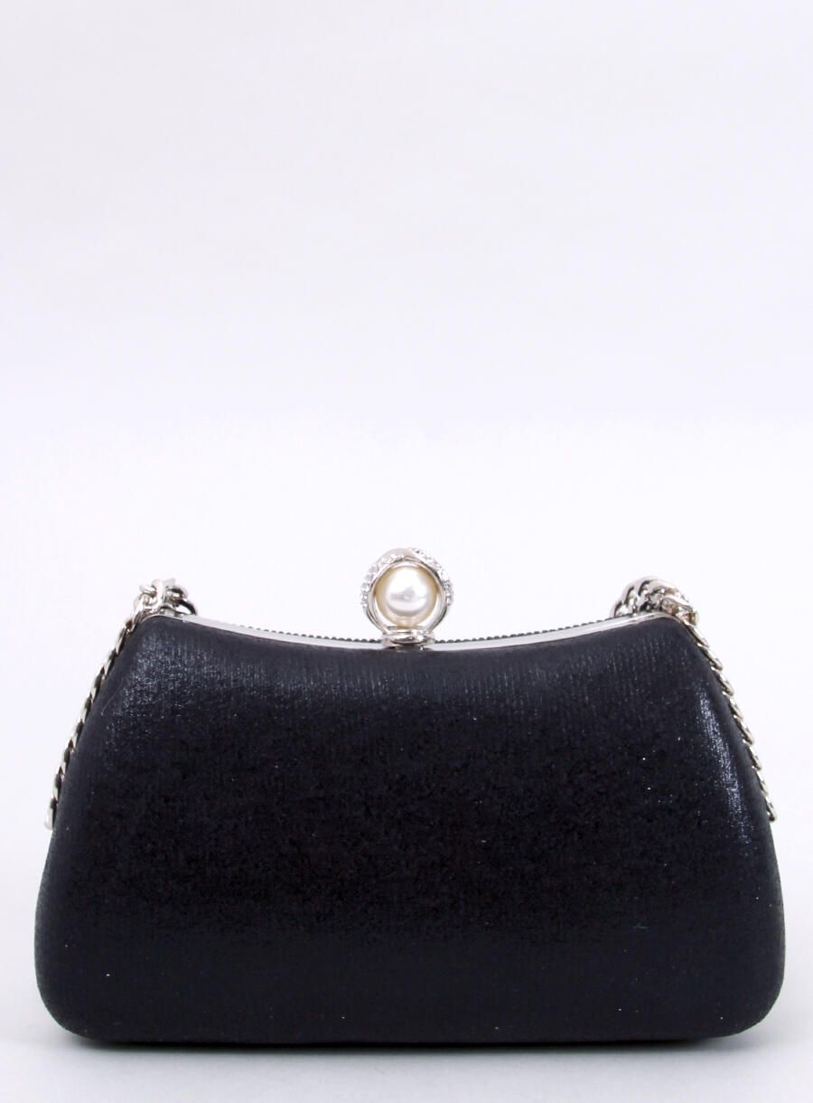 Společenská clutch kabelka černá