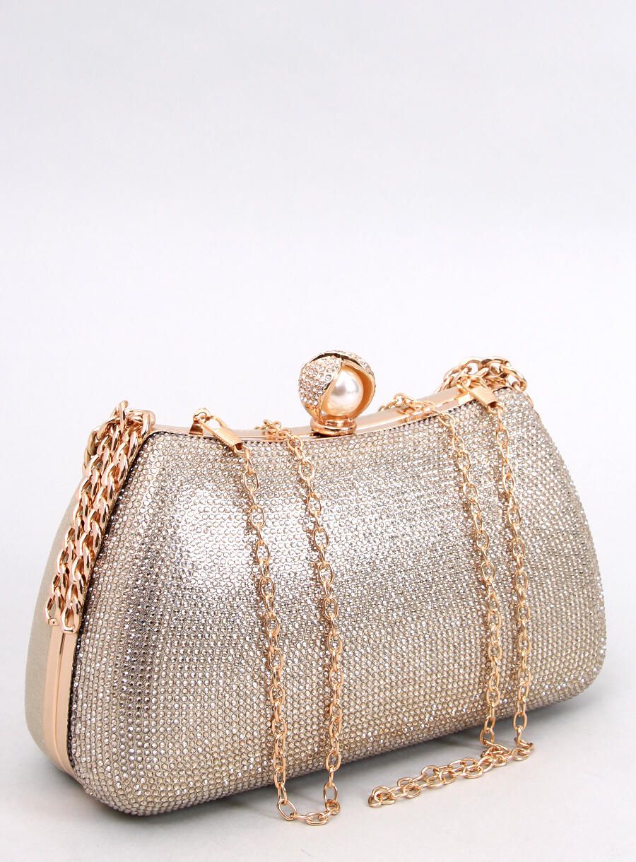 Společenská clutch kabelka zlatá