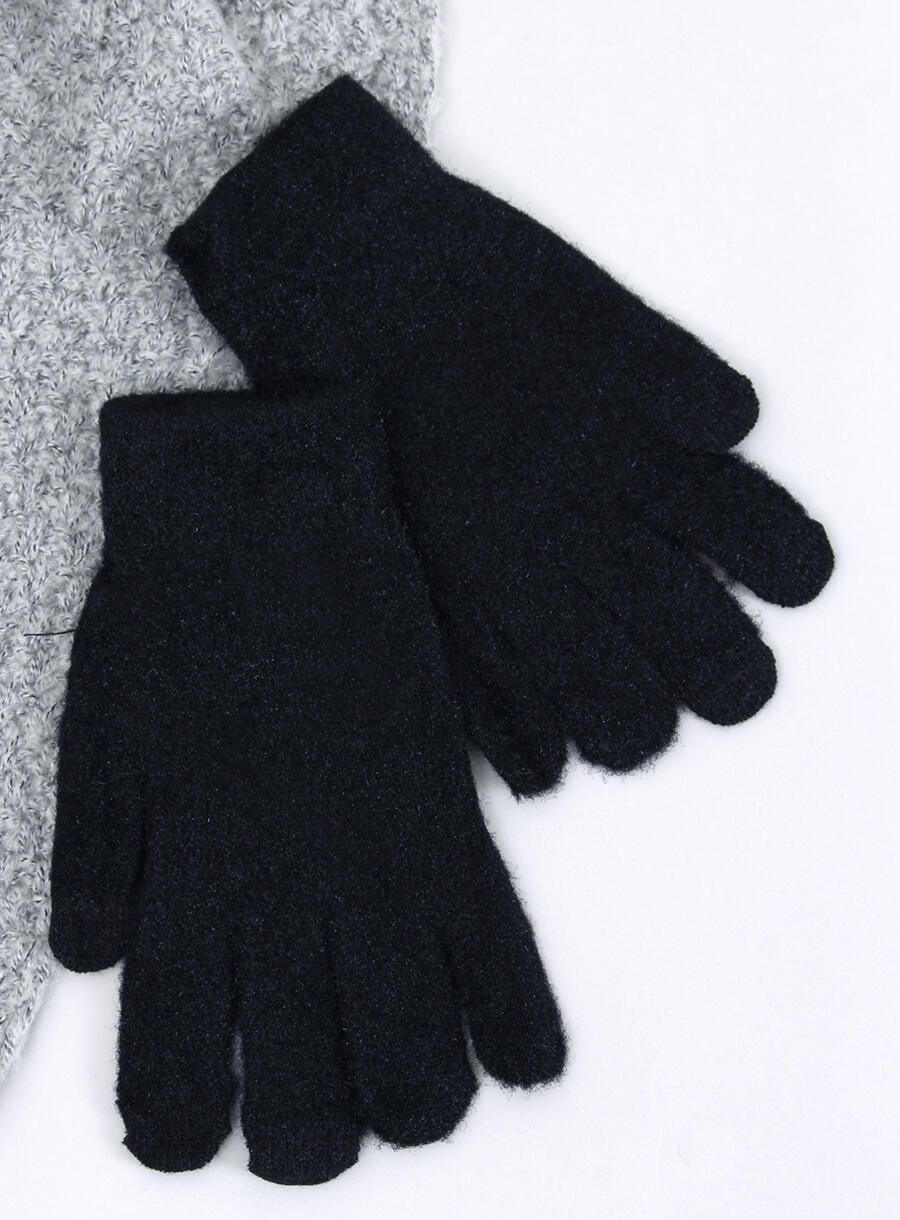 Dámské basic rukavice černé
