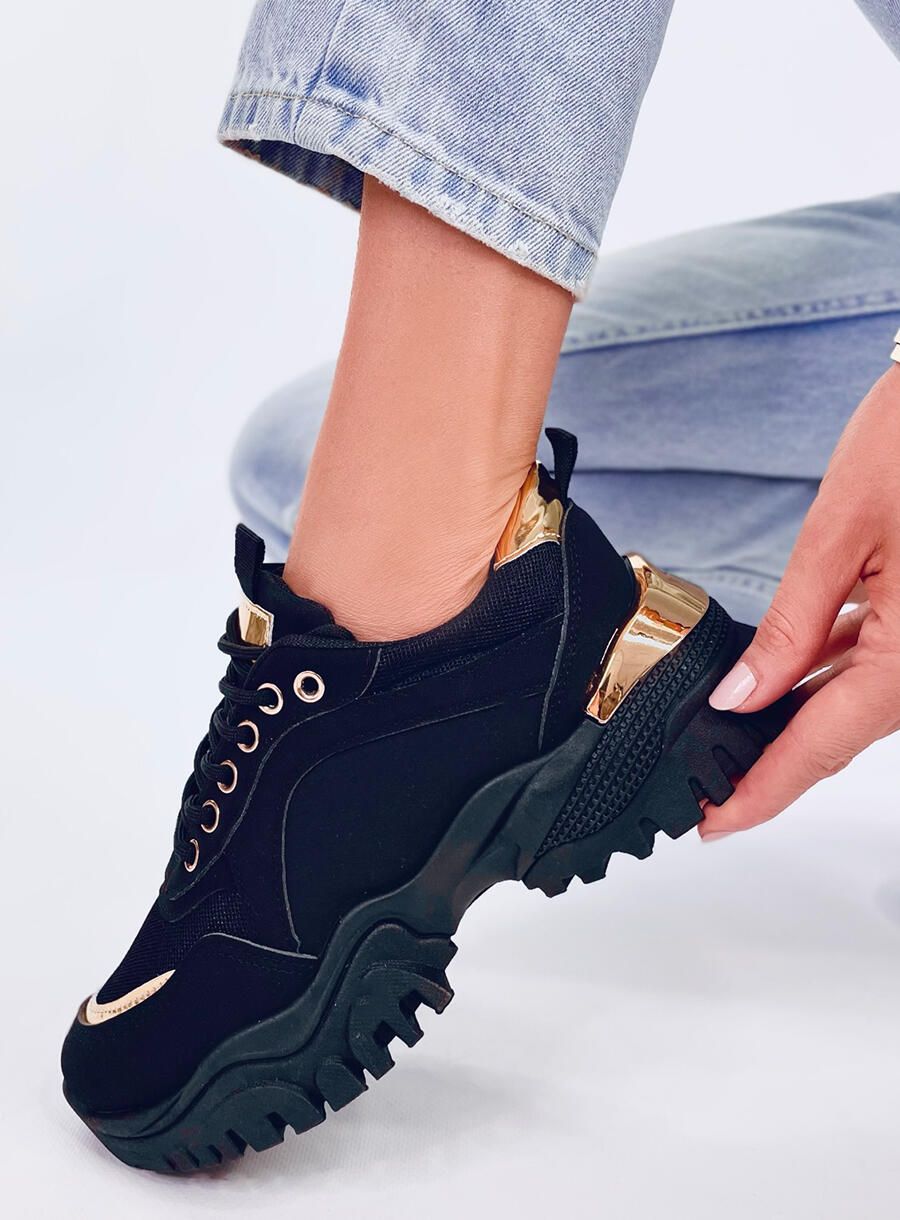 Dámské sportovní tenisky černá/zlatá