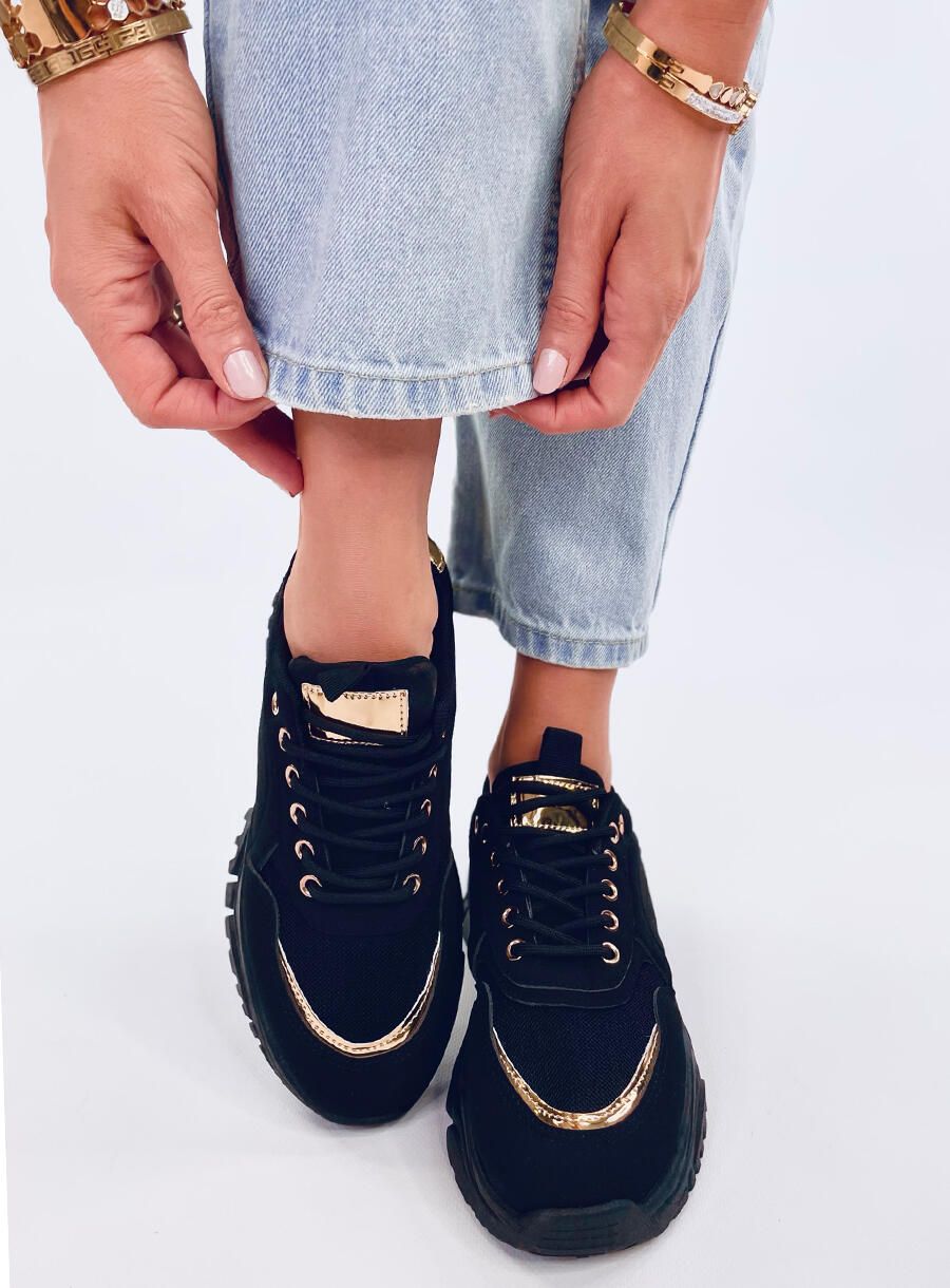 Dámské sportovní tenisky černá/zlatá