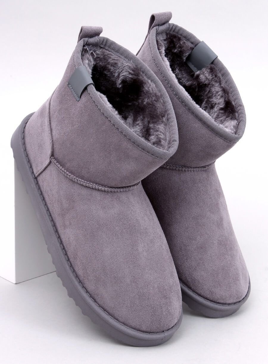 Šedé zateplené nízké sněhule