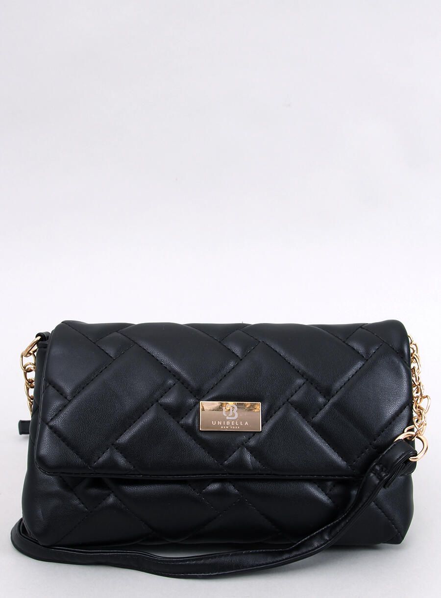 Černá prošívaná kabelka