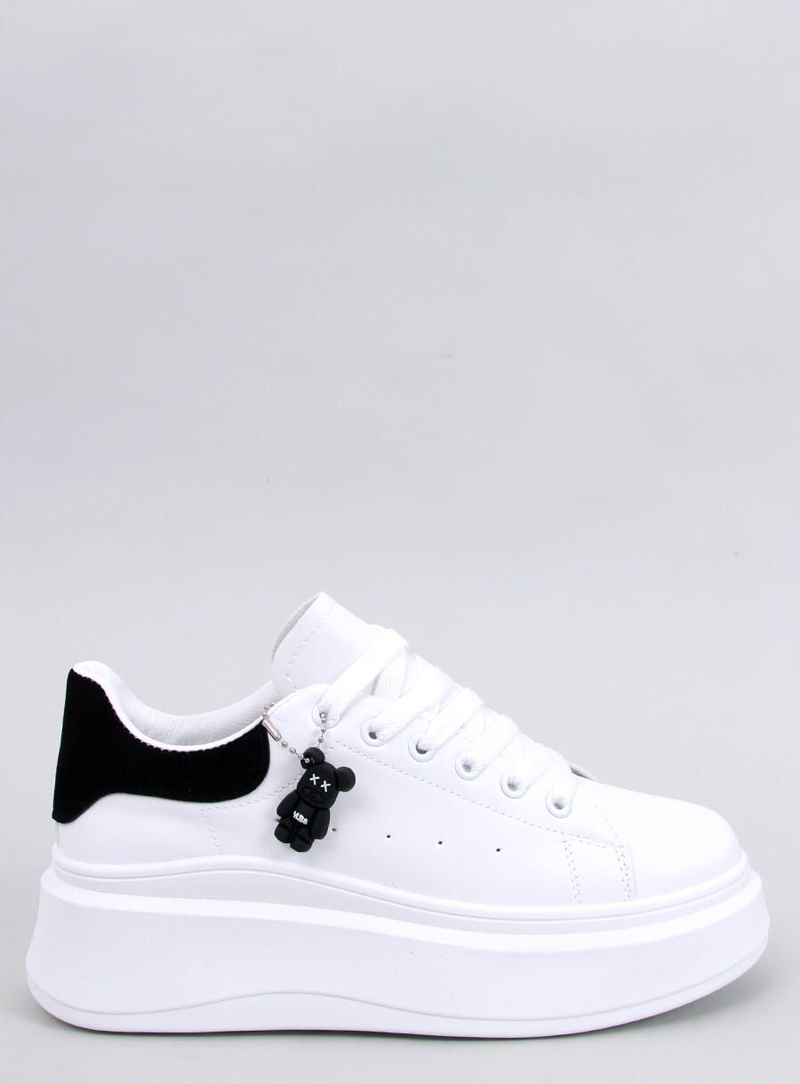 Tenisky na vysoké platformě bílá/černá