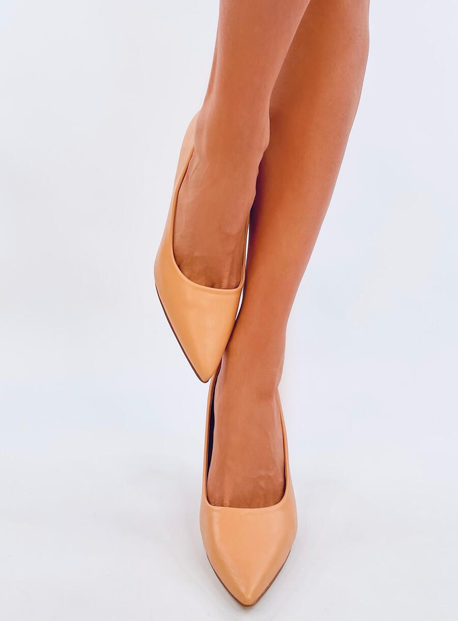 Dámské minimalistické lodičky béžové