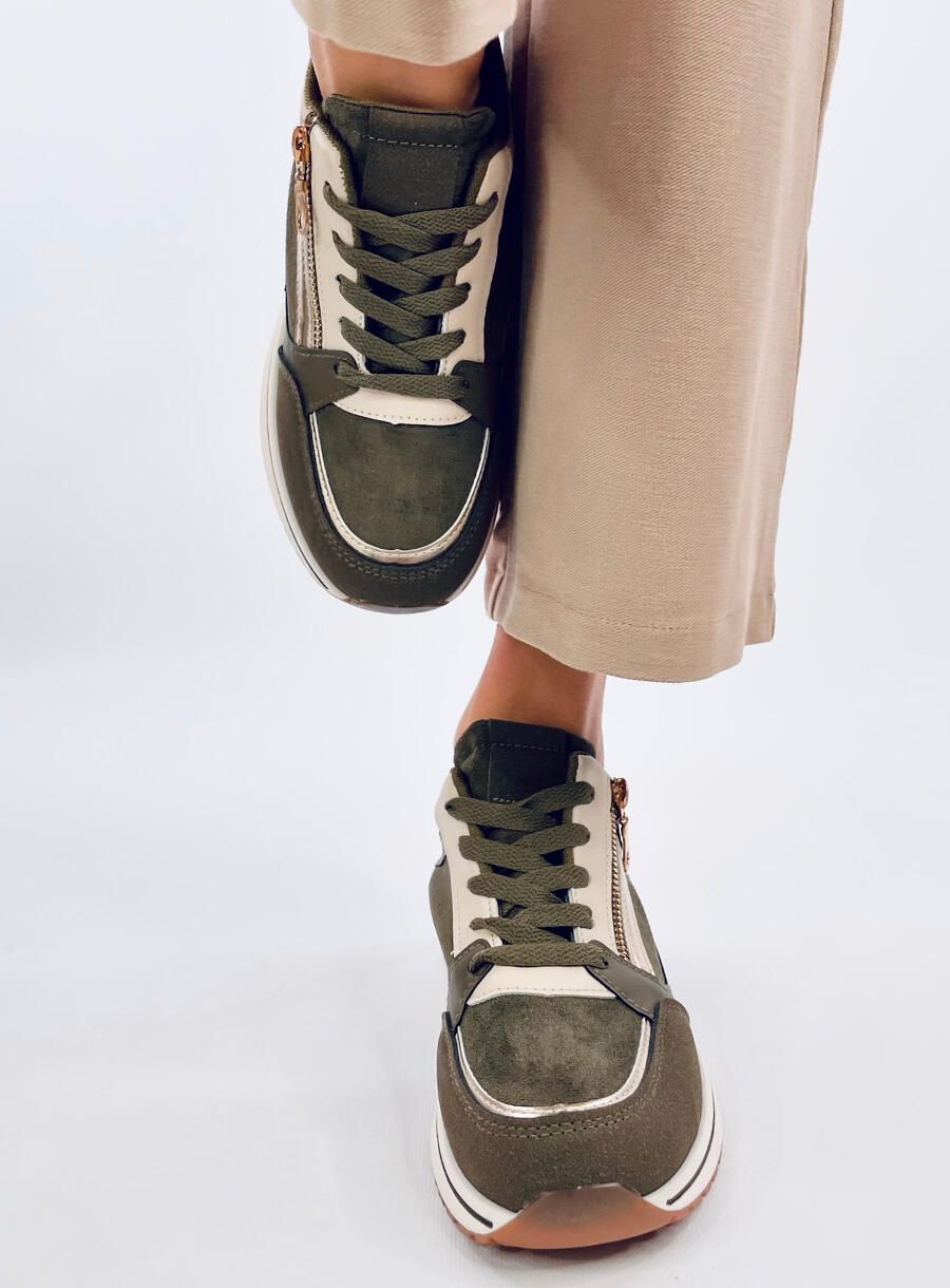 Dámská sportovní obuv khaki