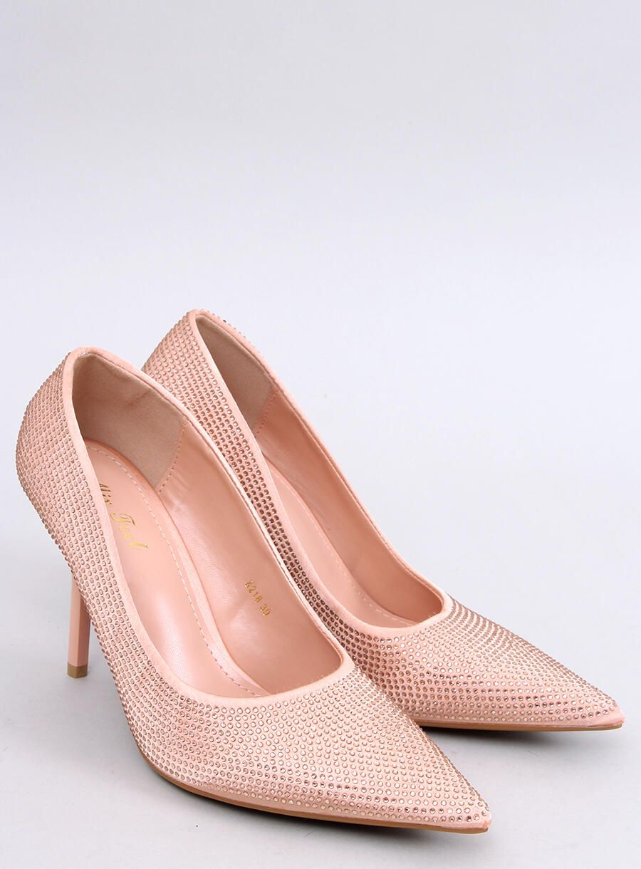 Lodičky se zirkony šampaňská růžová