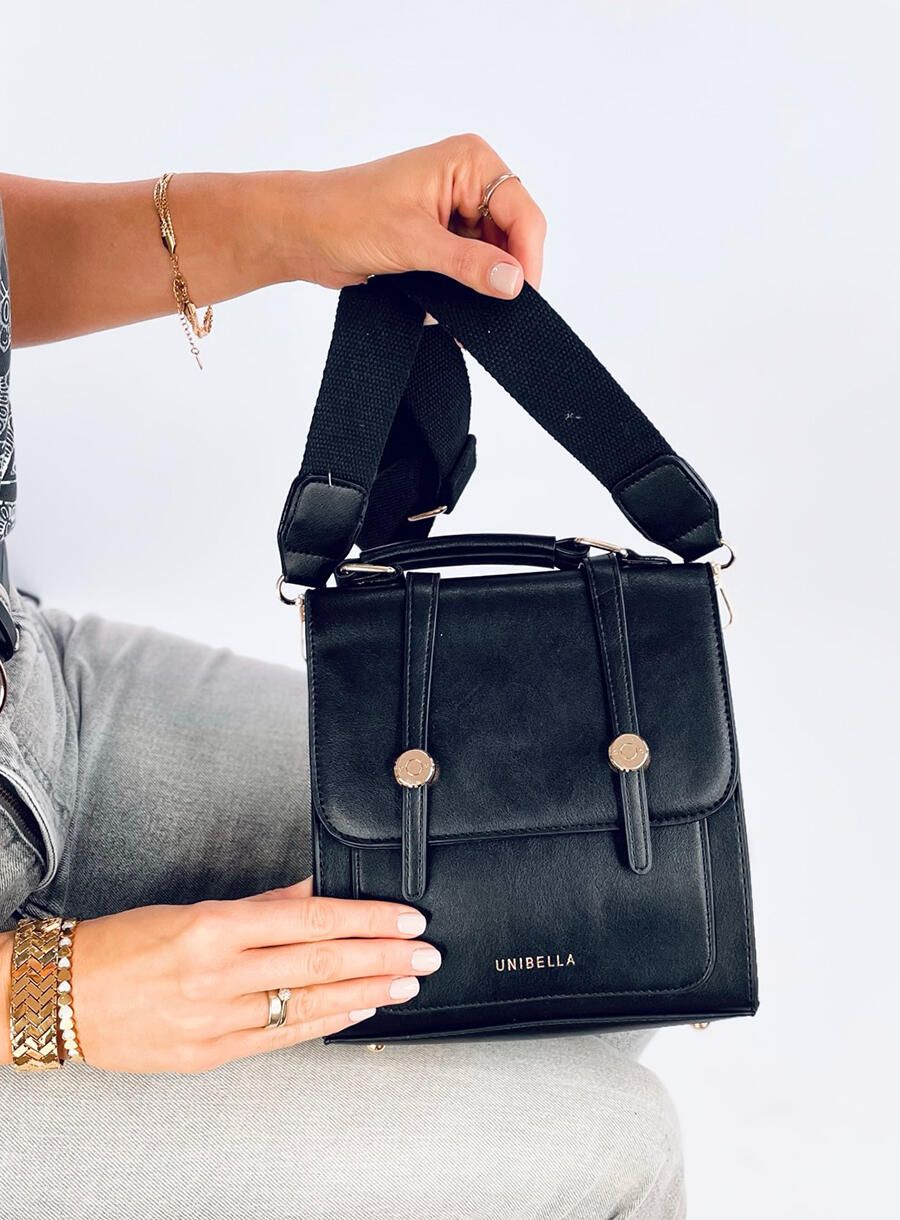 Dámská kabelka - kufřík černá