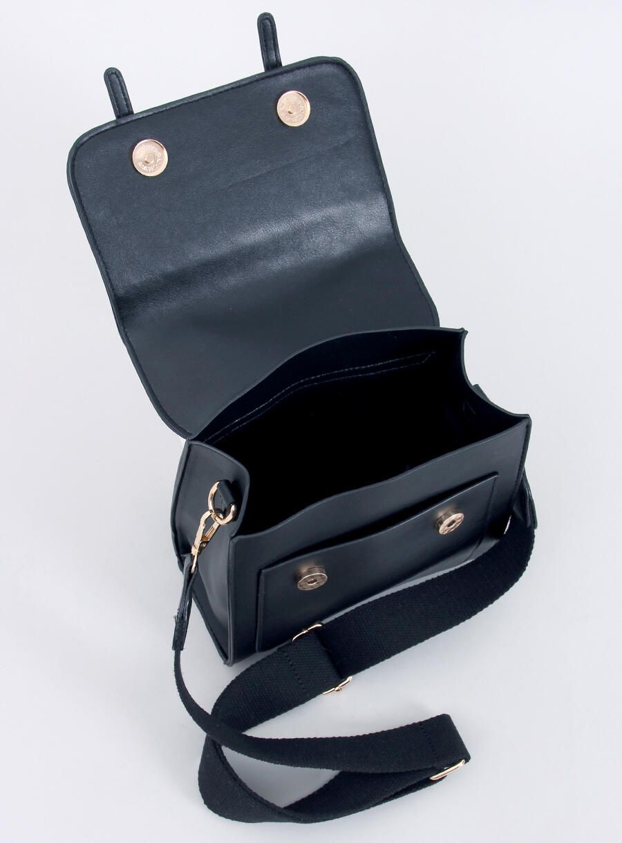 Dámská kabelka - kufřík černá