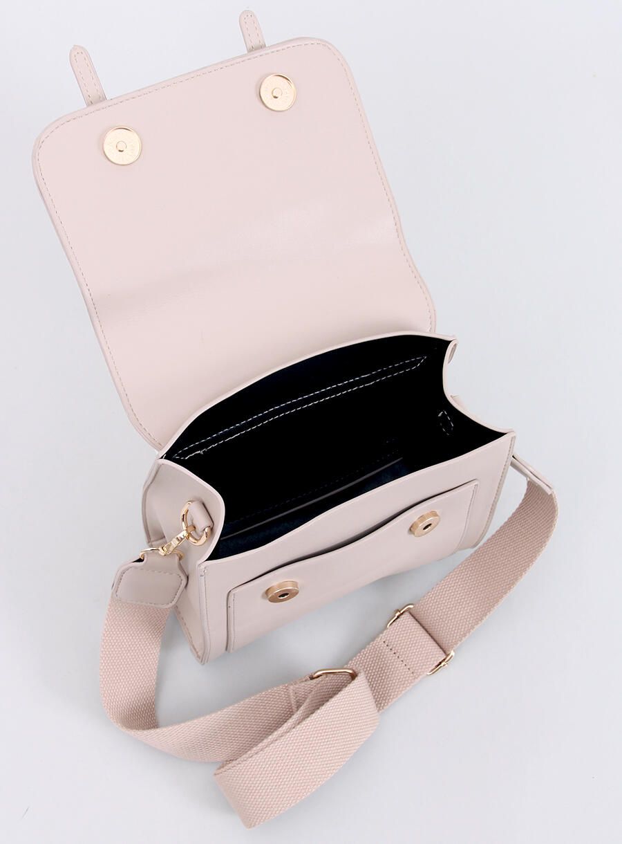 Dámská kabelka - kufřík béžová