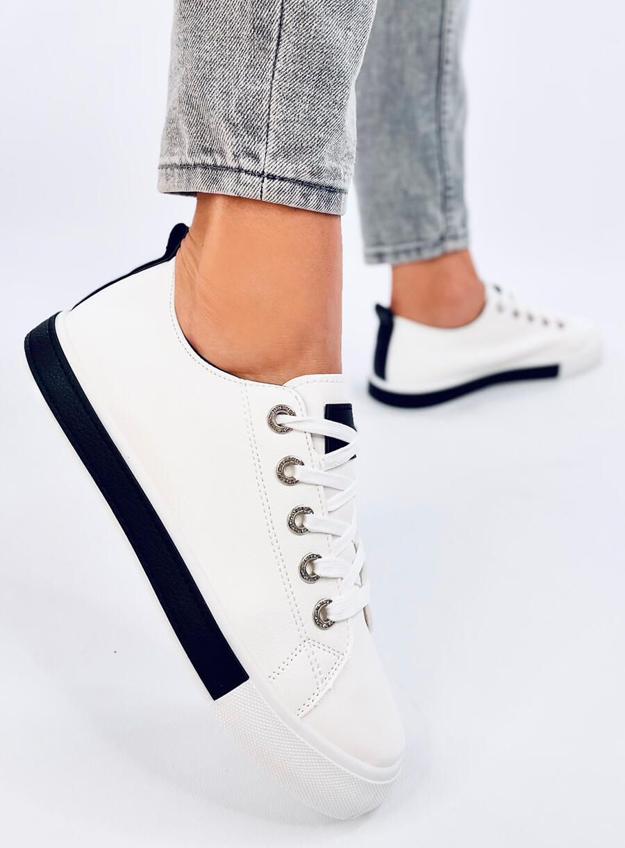 Tenisky z ekokůže SABINE bílá/černá