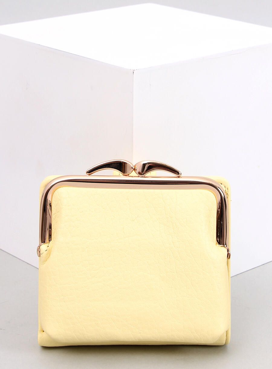 Žlutá malá dámská peněženka