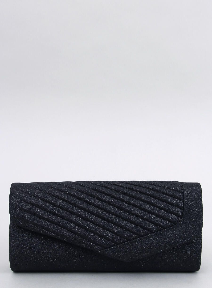 Černá lesklá formální kabelka