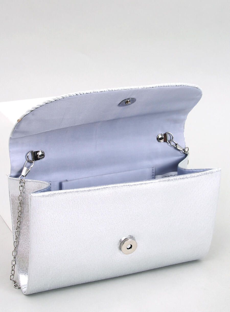 Společenská kabelka - stříbrná