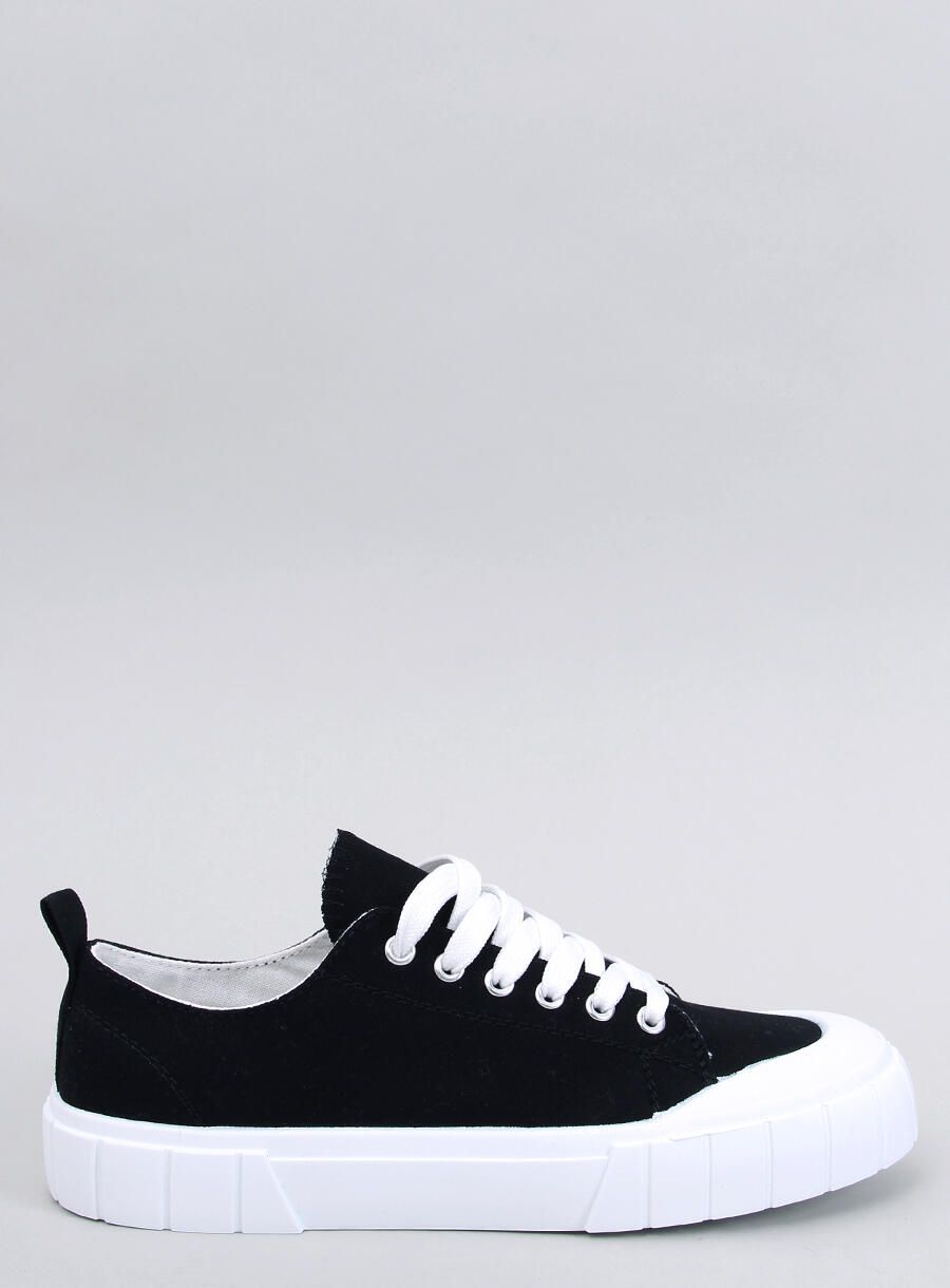 Černé plátěné dámské tenisky