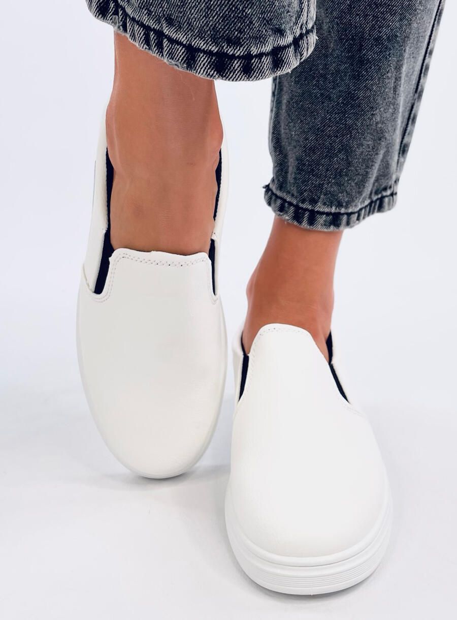 Slip-on tenisky bílá/černá