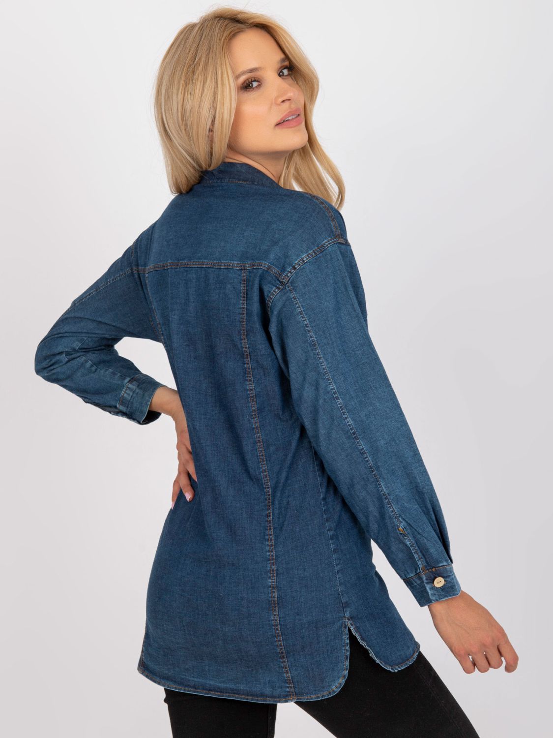 Dámská košile v tmavě modré barvě