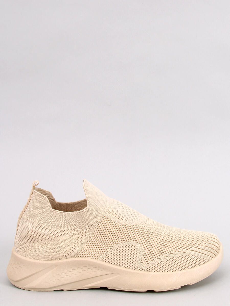 Tenisky typu slip-on béžové