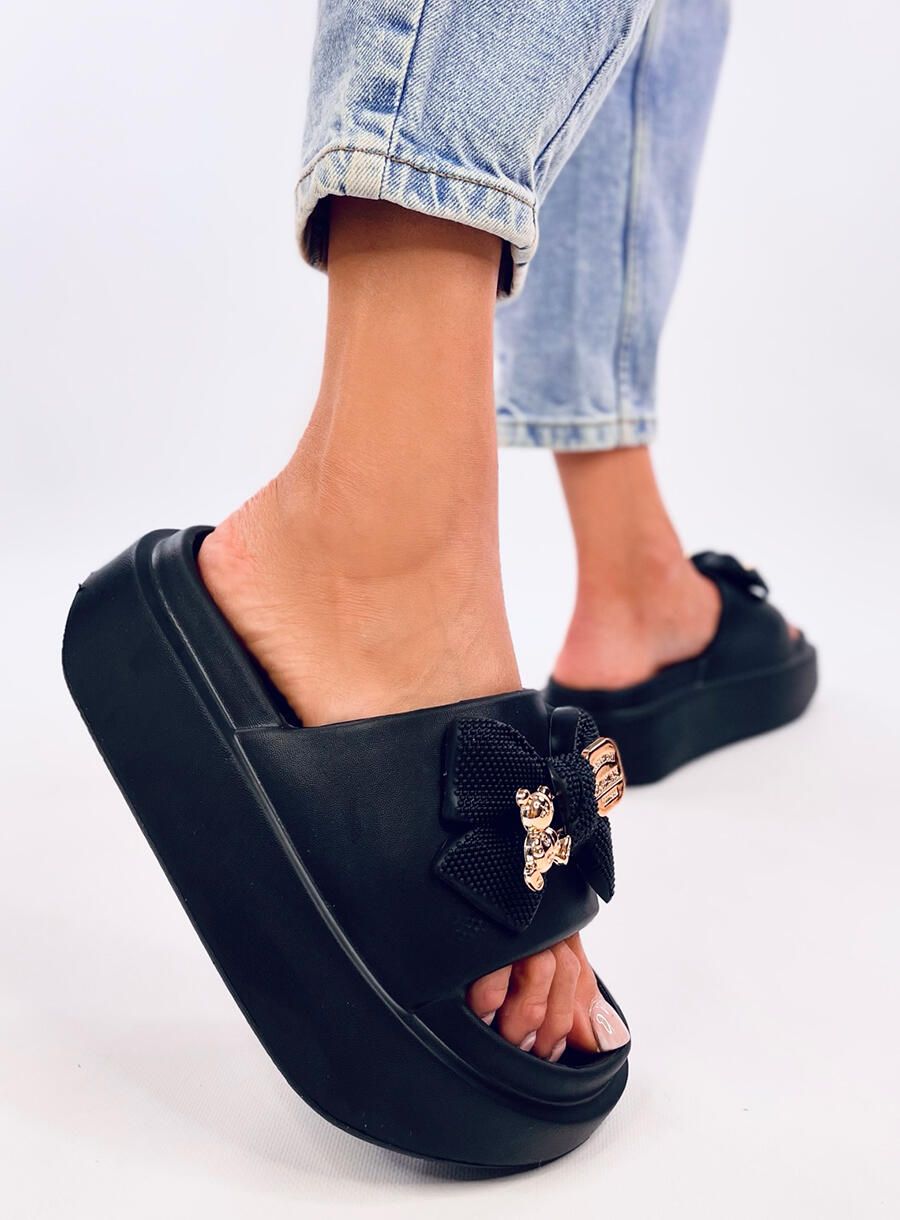 Pěnové pantofle TEDDY černé