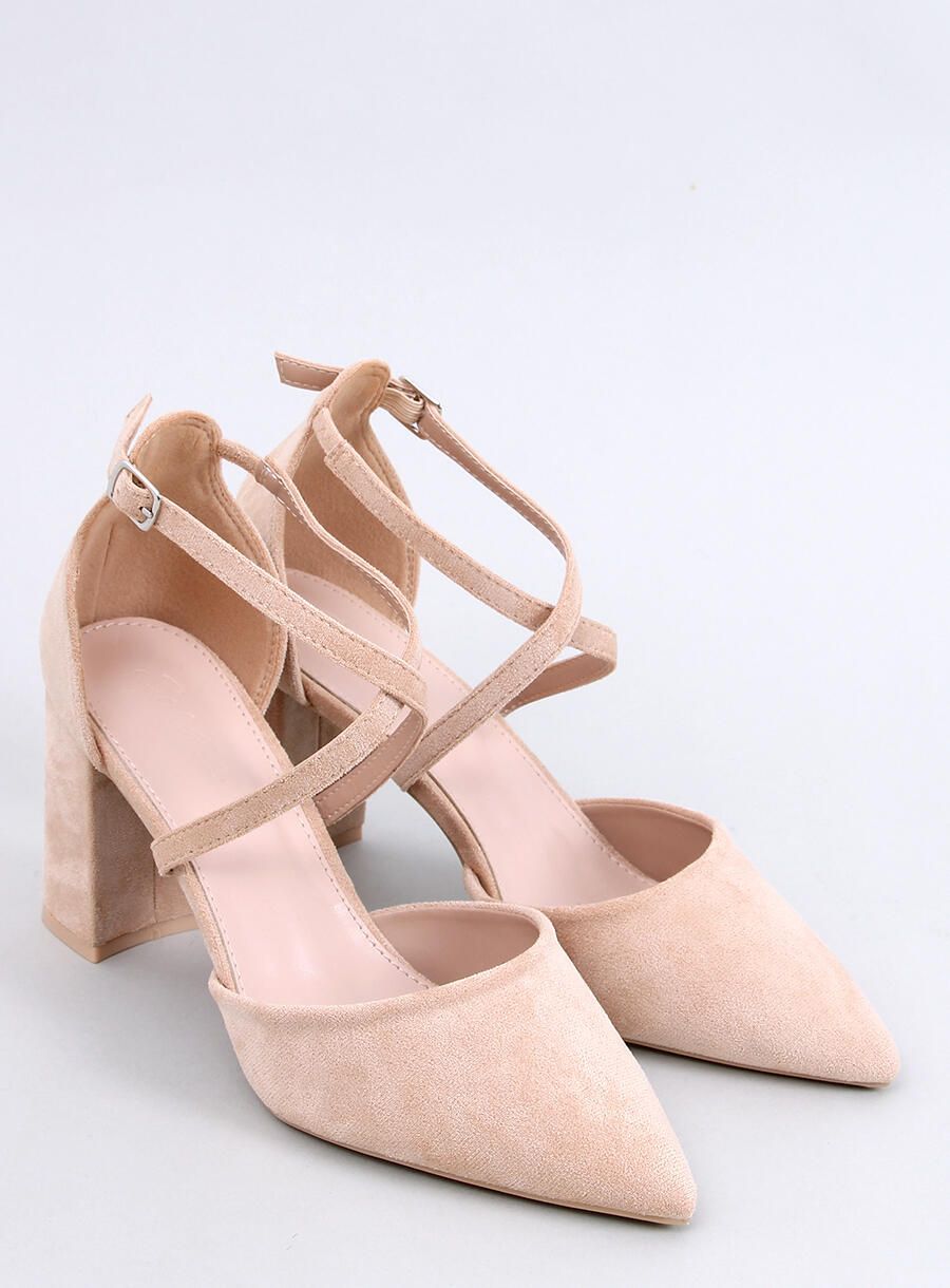 Béžové lodičky s mandlovou špičkou