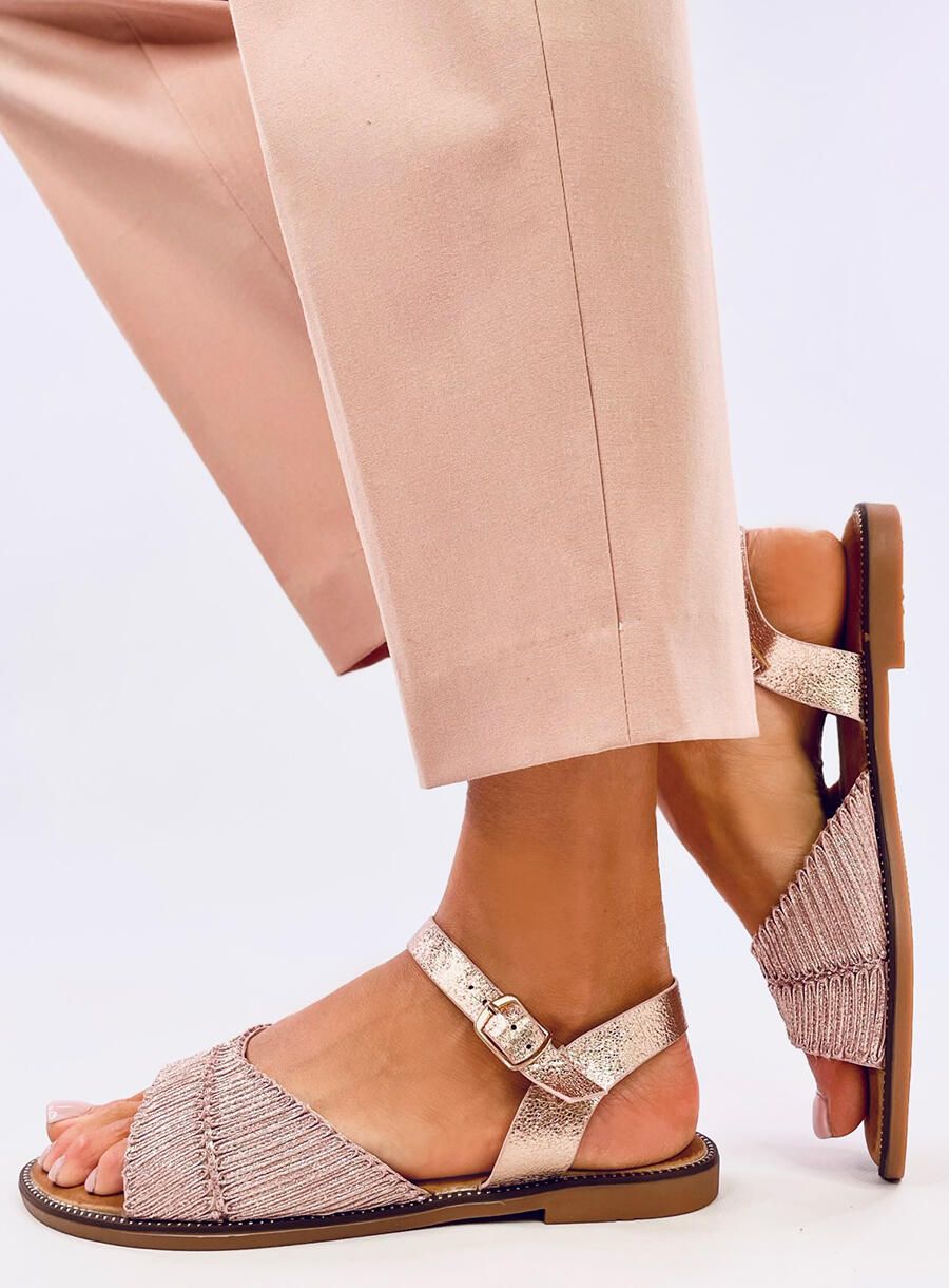 Letní sandály RENEE šampaňská růžová