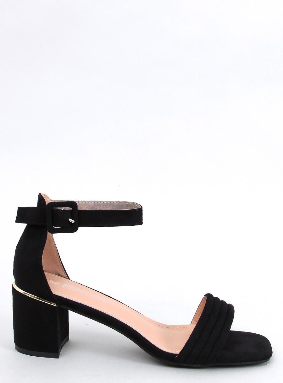 Nízké sandály z ekosemiše černé