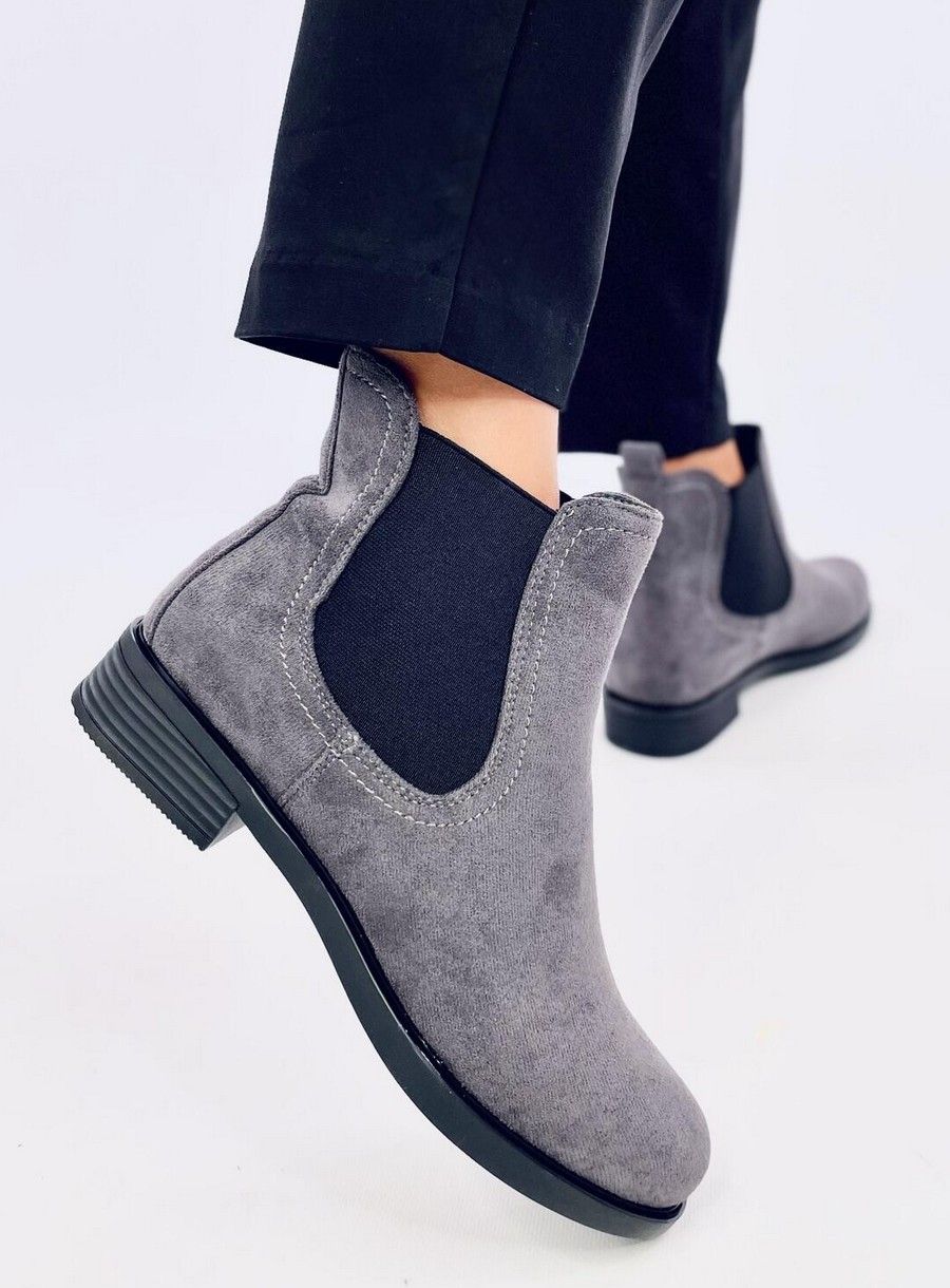 Chelsea nízké kozačky šedé