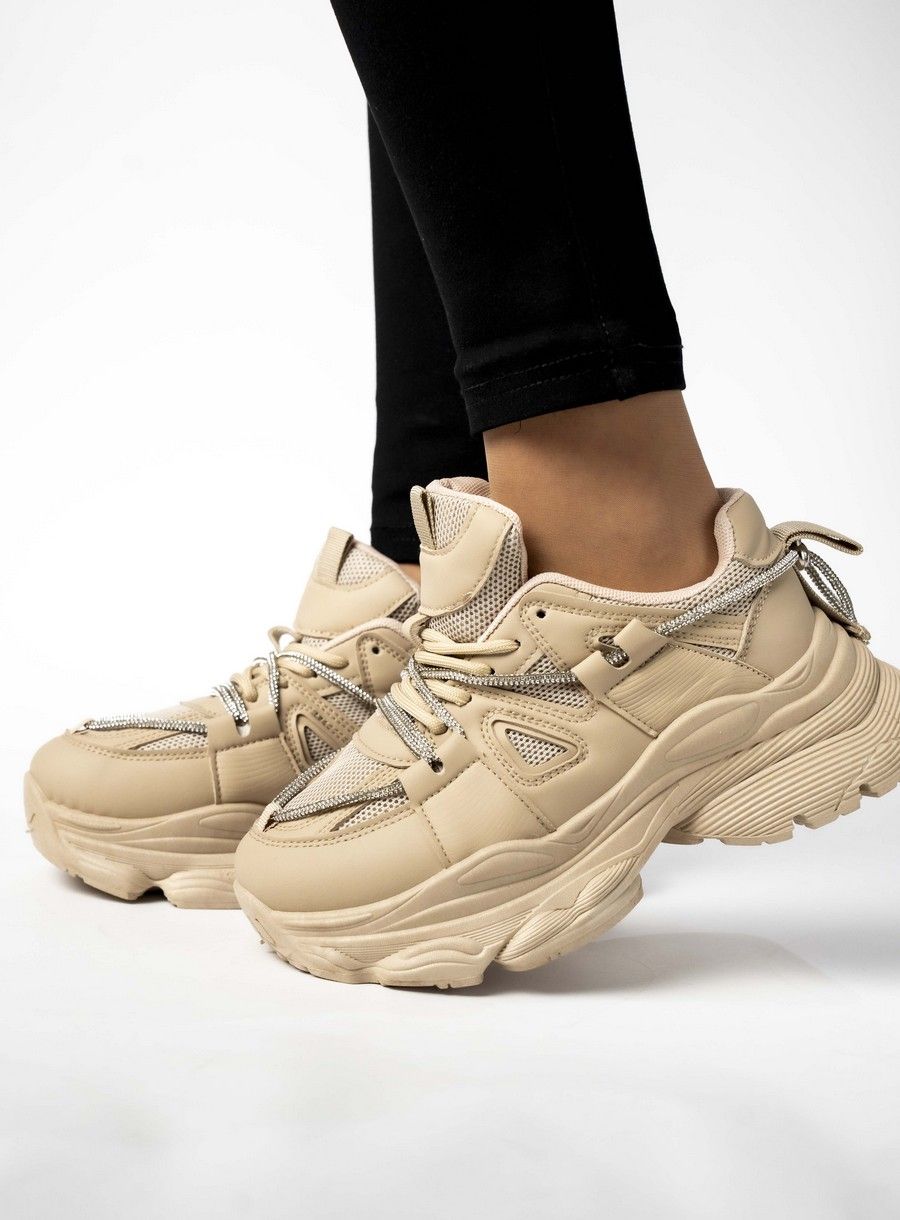 Dámské tenisky na platformě LUCA Béžové