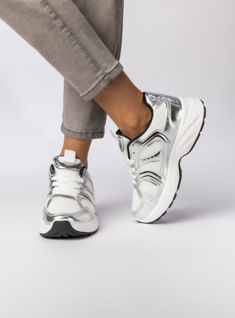 Dámské tenisky MOON bílá/stříbrná