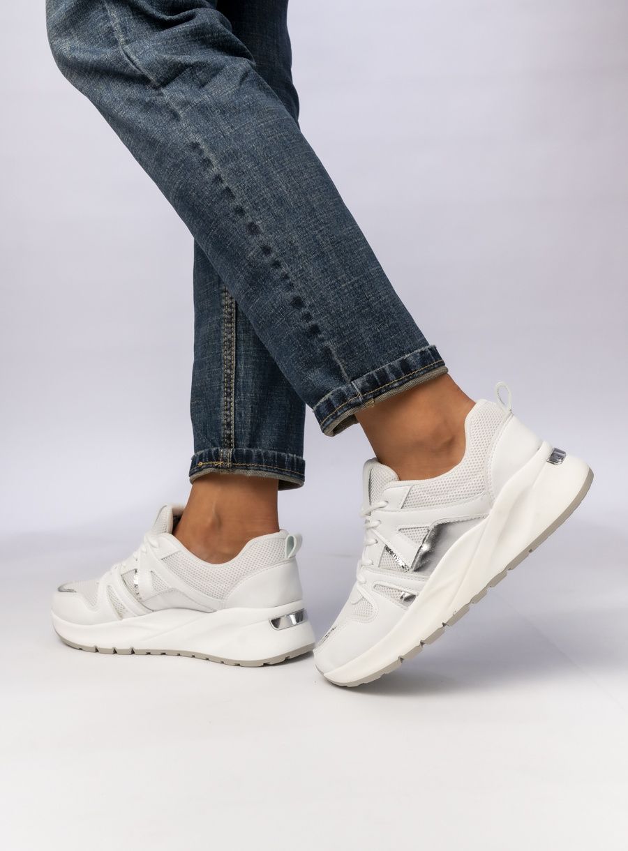 Dámské sportovní tenisky bílá/stříbrná