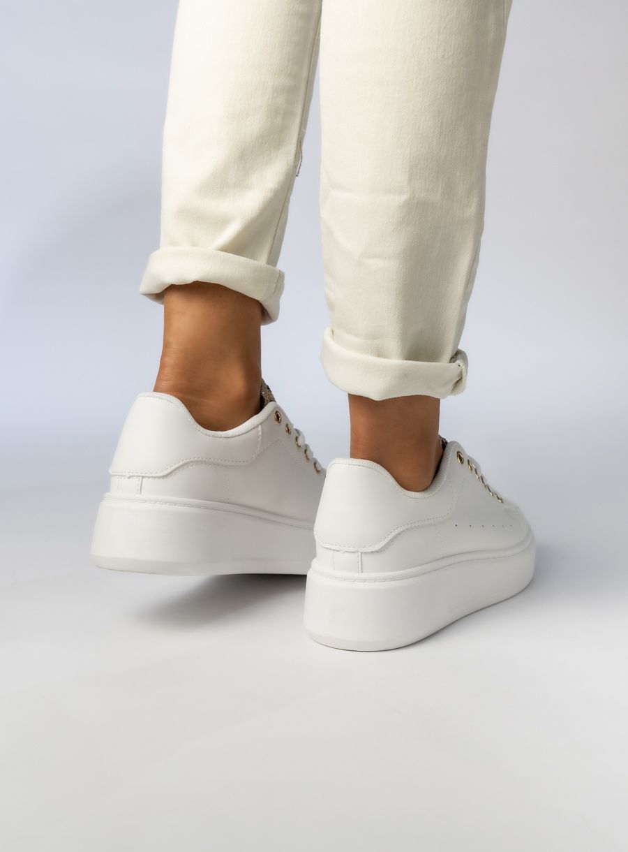 Dámské tenisky bílá/leopard